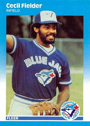 1987 Fleer Update Cecil Fielder #U-31