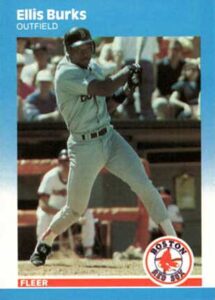 1987 Fleer Update Ellis Burks #U-15