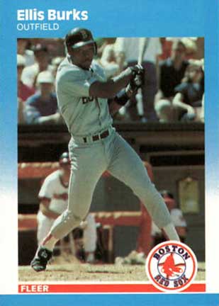 1987 Fleer Update Ellis Burks #U-15