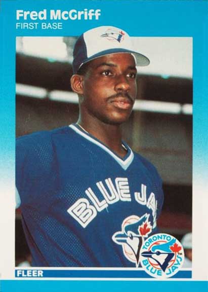 1987 Fleer Update Fred McGriff #U-75