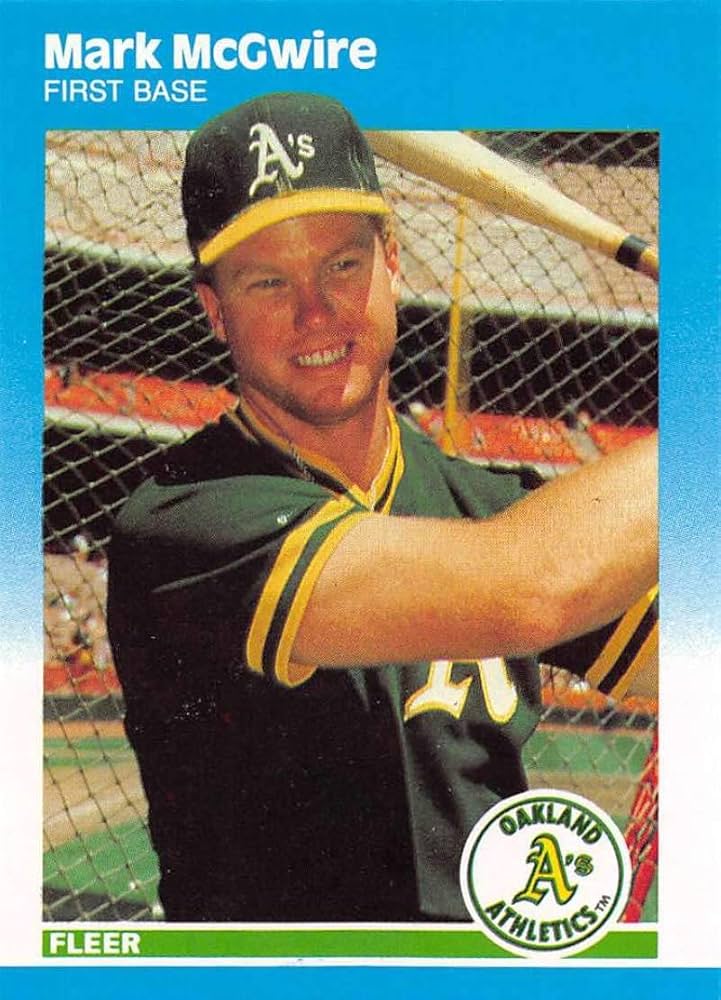 1987 Fleer Update Mark McGwire #U-76