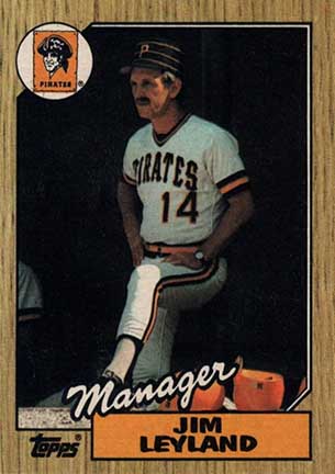 1987 Topps Jim Leyland #93