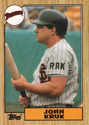 1987 Topps John Kruk #123