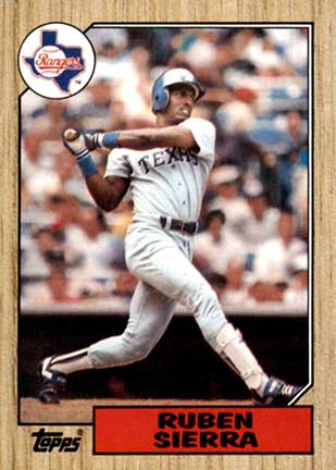1987 Topps Ruben Sierra #261