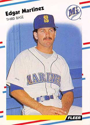 1988 Fleer Edgar Martinez #378