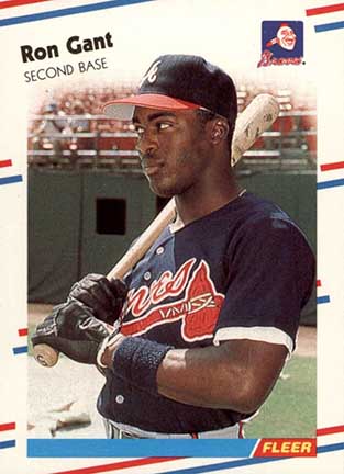 1988 Fleer Ron Gant #538