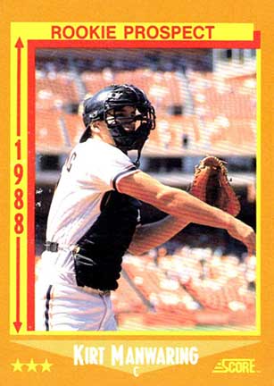 1988 Score Kirt Manwaring #627