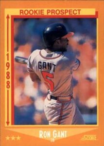1988 Score Ron Gant #647