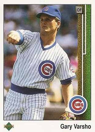 1989 Upper Deck Gary Varsho #321