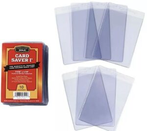 Cardboard Gold card savers for sports cards