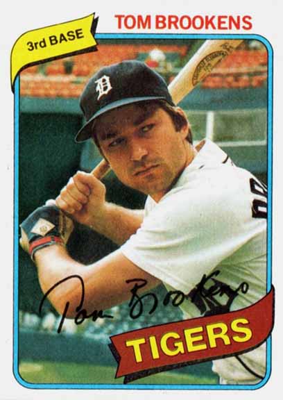 1980 Topps Tom Brookens #416