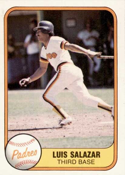 1981 Fleer Luis Salazar #501