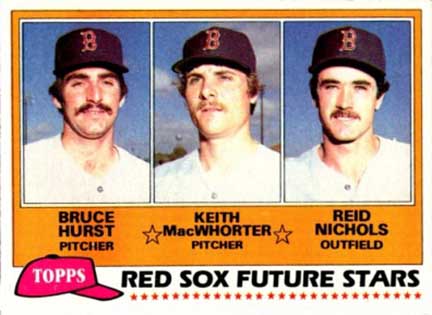 1981 Topps Red Sox Future Stars Bruce Hurst rookie #689