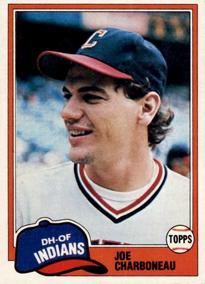 1981 Topps Joe Charboneau #13