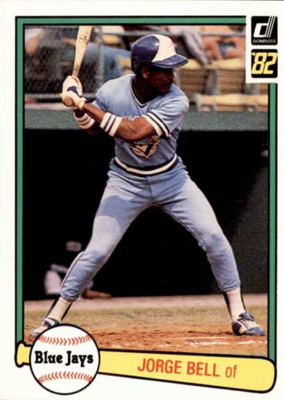1982 Donruss Jorge Bell #54