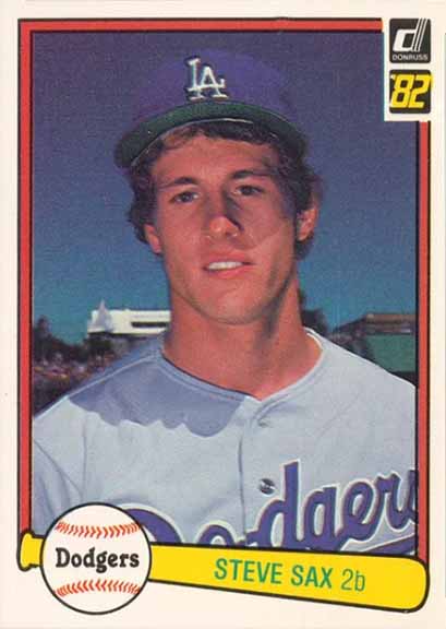 1982 Donruss Steve Sax #624