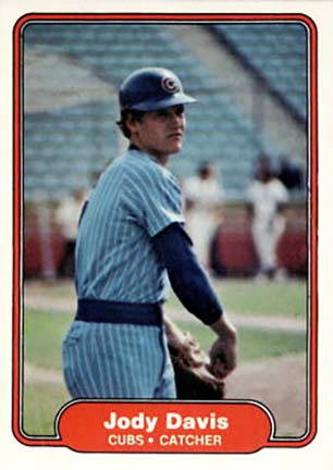 1982 Fleer Jody Davis #592