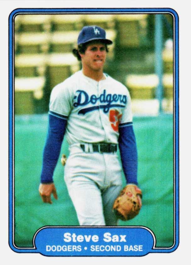 1982 Fleer Steve Sax #21