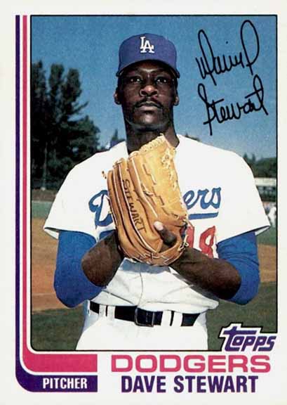 1982 Topps Dave Stewart #213
