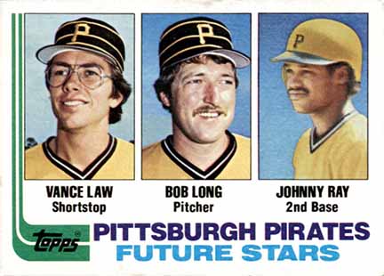 1982 Topps Pirates Future Stars Johnny Ray #291