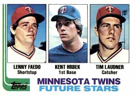 1982 Topps Twins Future Stars Kent Hrbek #766