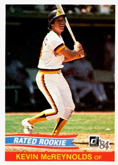 1984 Donruss Kevin McReynolds #34