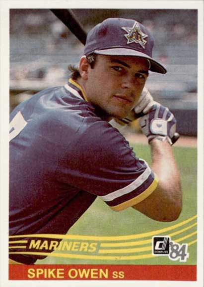 1984 Donruss Spike Owen #313