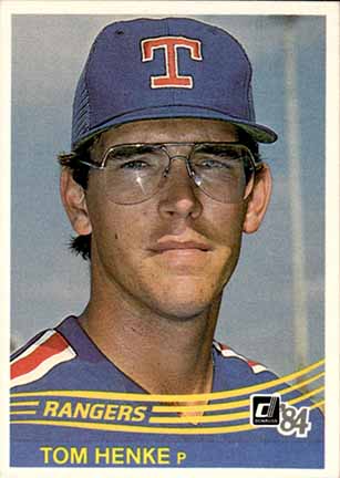 1984 Donruss Tom Henke #134