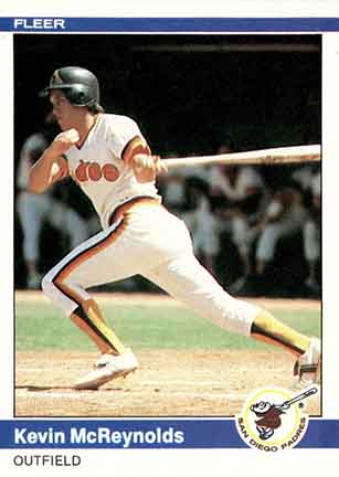 1984 Fleer Kevin McReynolds #307