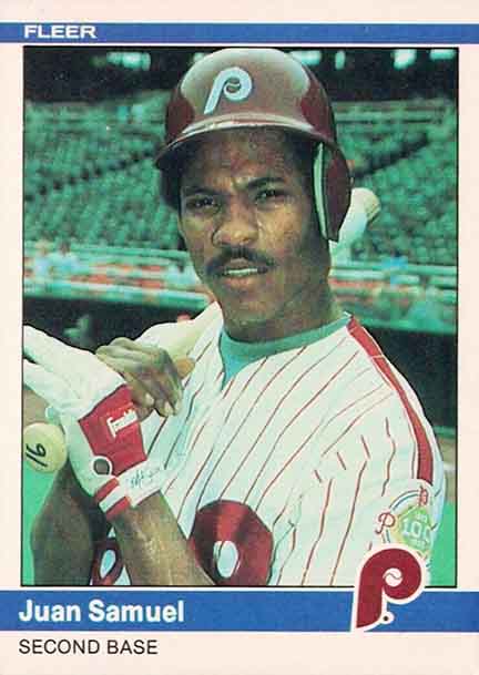 1984 Fleer Juan Samuel #47
