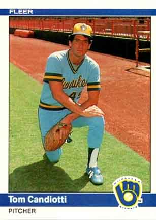 1984 Fleer Tom Candiotti #197