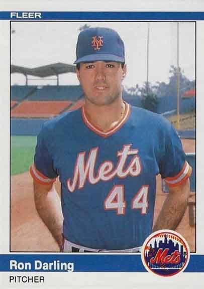 1984 Fleer Update Ron Darling #U-29