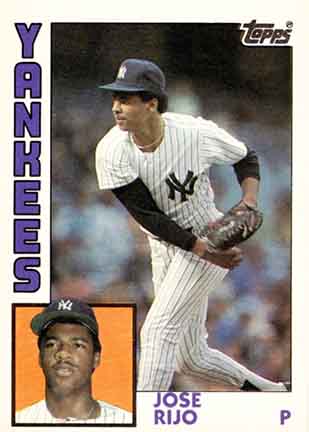1984 Topps Traded Jose Rijo #100T