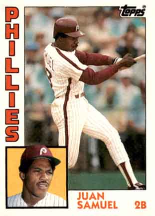 1984 Topps Traded Juan Samuel #105T