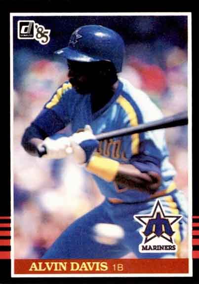 1985 Donruss Alvin Davis #69