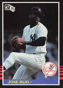 1985 Donruss Jose Rijo #492