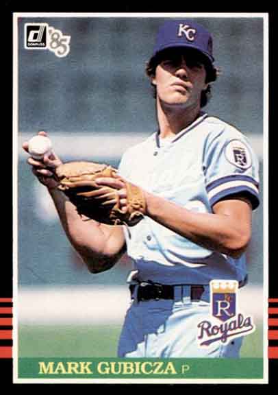 1985 Donruss Mark Gubicza #344