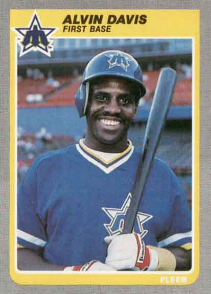 1985 Fleer Alvin Davis #488