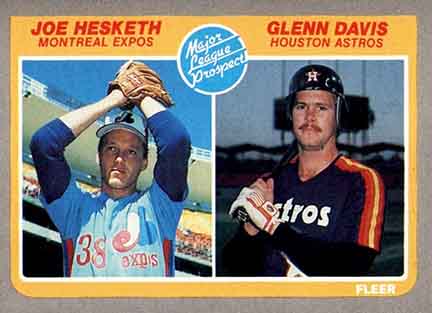 1985 Fleer Glenn Davis #652