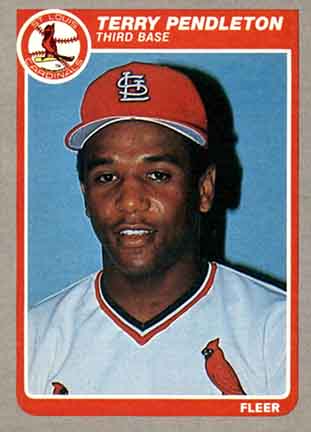 1985 Fleer Terry Pendleton #236