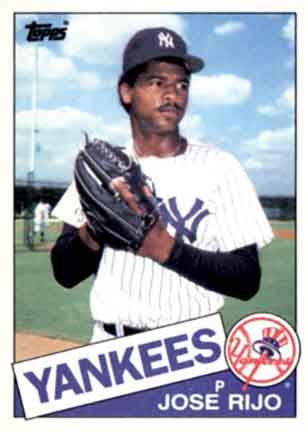 1985 Topps Jose Rijo #238