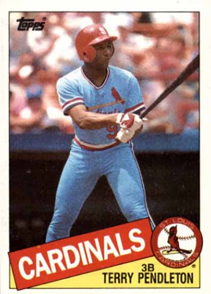 1985 Topps Terry Pendleton #346