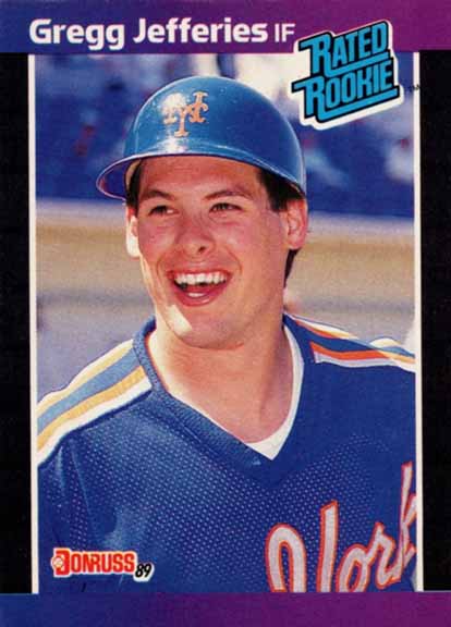 1989 Donruss Gregg Jefferies #35