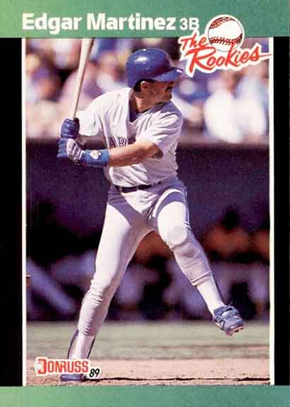 1989 Donruss The Rookies Edgar Martinez #15