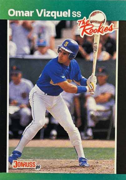 1989 Donruss The Rookies Omar Vizquel #53