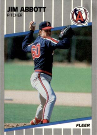 1989 Fleer Update Jim Abbott #U-11