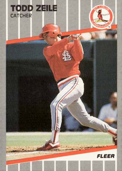 1989 Fleer Update Todd Zeile #U-122