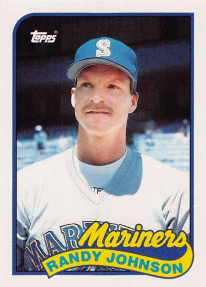 1989 Topps Traded Randy Johnson rookie card #57T