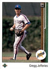 1989 Upper Deck Gregg Jefferies #9