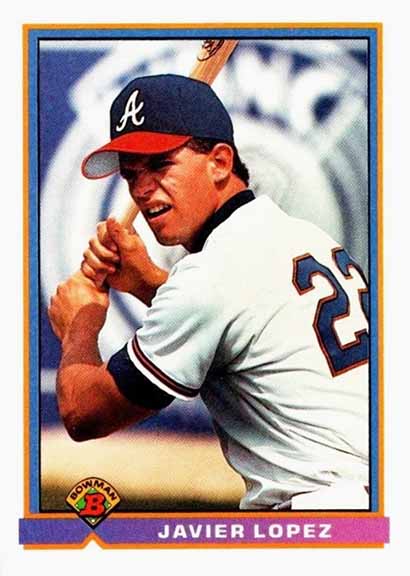 1991 Bowman Javier Lopez #587